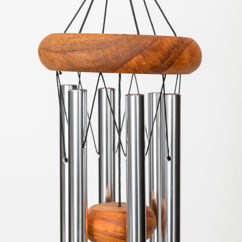 In Loving Memory® by Wind River Silver 18-inch Windchime - Wind River