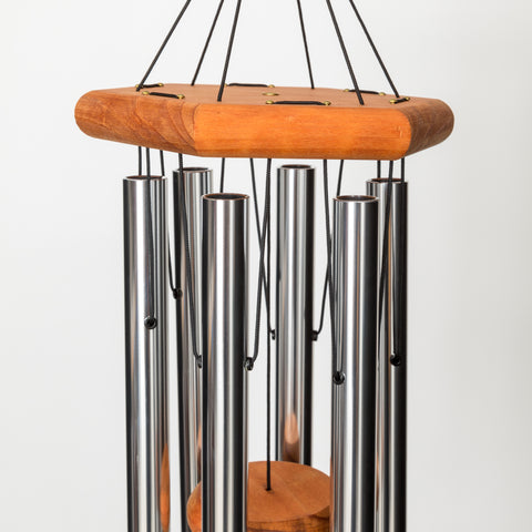 In Loving Memory® by Wind River Silver 30-inch Windchime - Wind River