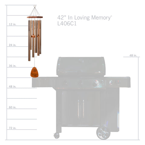 In Loving Memory® by Wind River Bronze 42-inch Windchime - Wind River
