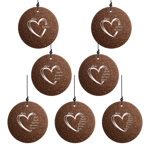 Corinthian Bells® Family Heart Chime, 36" - Wind River