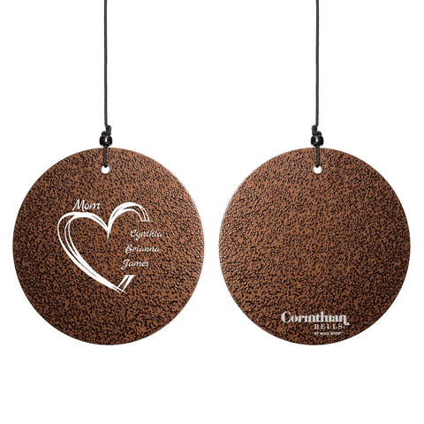 Corinthian Bells® Family Heart Chime, 36" - Wind River