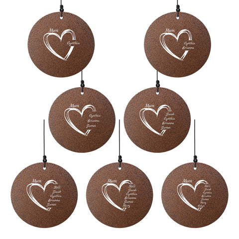 Corinthian Bells® Family Heart Chime, 44" - Wind River