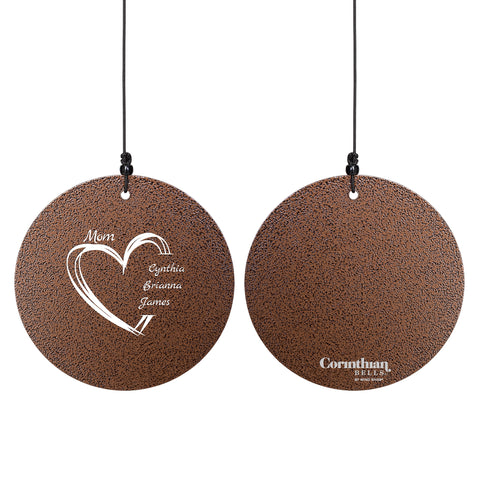 Corinthian Bells® Family Heart Chime, 44" - Wind River