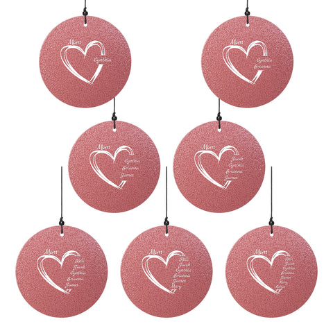 Corinthian Bells® Family Heart Chime, 44" - Wind River