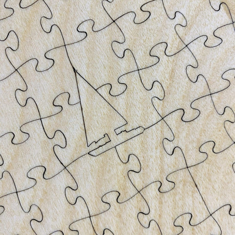 Zen Puzzles Wooden Jigsaw Puzzle - Mountain Lake - Wind River