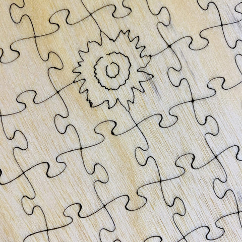 Zen Puzzles Wooden Jigsaw Puzzle - Sunflower - Wind River