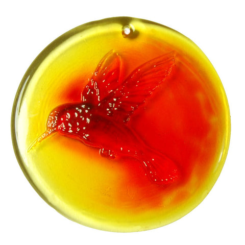 Blenko Glass Hummingbird Suncatcher 4-inch - Wind River