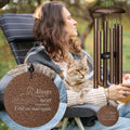 Always Loved Angel Cat 27" wind chime - Wind River