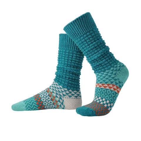 Solmate Adult Fusion Socks - Abalone - Wind River