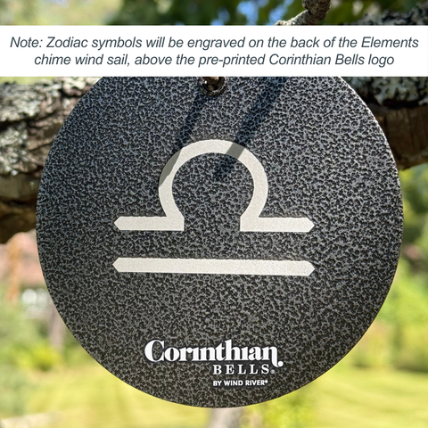 Corinthian Bells® Zodiac Air Element 27-Inch Wind Chime