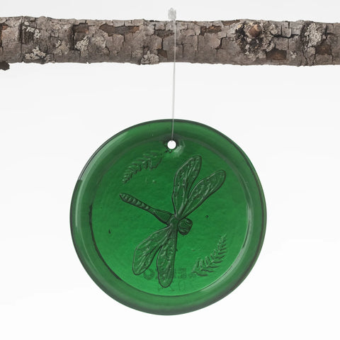 Blenko Glass Dragonfly Suncatcher 3-inch - Wind River