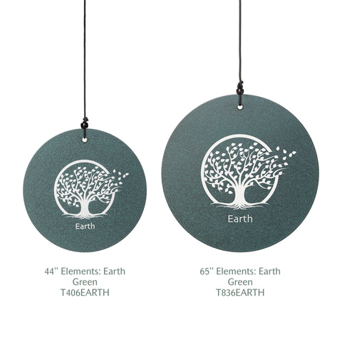 Earth Element Wind Chime Duet (set of 2 wind chimes)