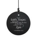 Faith, Hope & Love 27-inch Wind Chime - Wind River