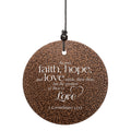 Faith, Hope & Love 27-inch Wind Chime - Wind River