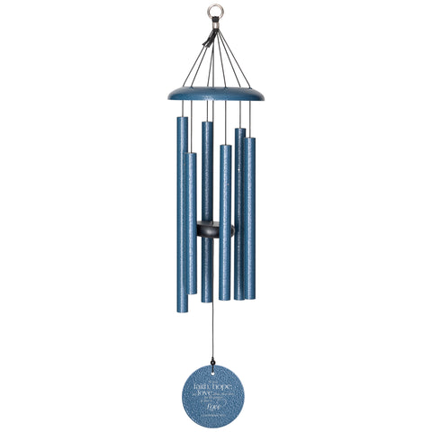 Faith, Hope & Love 27-inch Wind Chime - Wind River