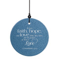 Faith, Hope & Love 27-inch Wind Chime - Wind River