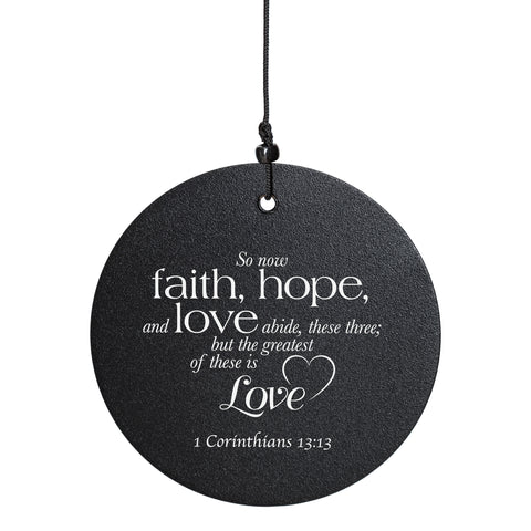 Faith, Hope & Love 36-inch Wind Chime - Wind River