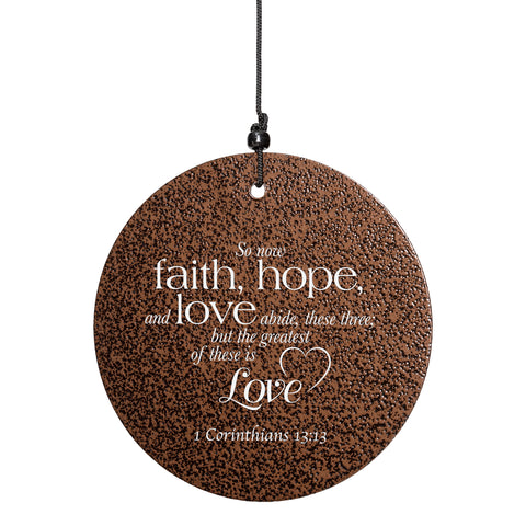 Faith, Hope & Love 36-inch Wind Chime - Wind River