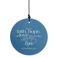 Faith, Hope & Love 36-inch Wind Chime - Wind River