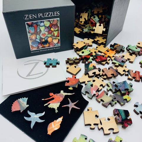 Zen Puzzles Wooden Jigsaw Puzzle - Found Love - Wind River