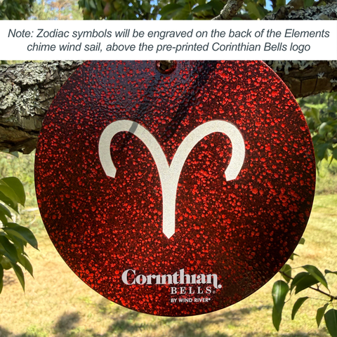 Corinthian Bells® Zodiac Fire Element 31-Inch Wind Chime