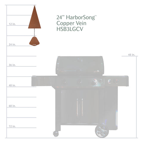 HarborSong 24-inch Steel Wind Chime