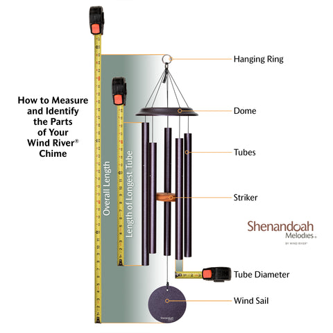 Shenandoah Melodies Wind Chime, 47"