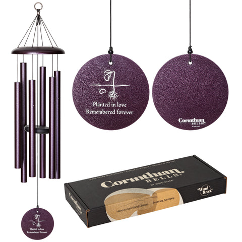 Loss of Multiples Memorial Chime, 36 inch Purple