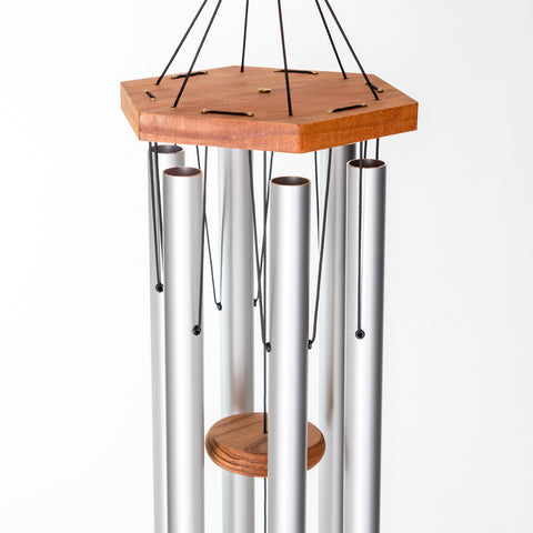 Arias® by Wind River 34-inch Windchime in Satin Silver