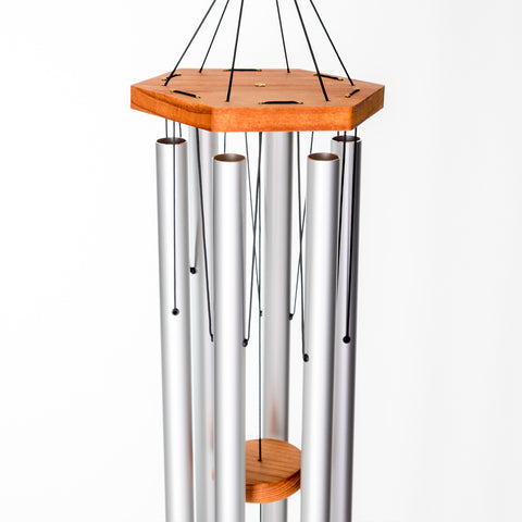 Arias® by Wind River 44-inch Windchime in Satin Silver