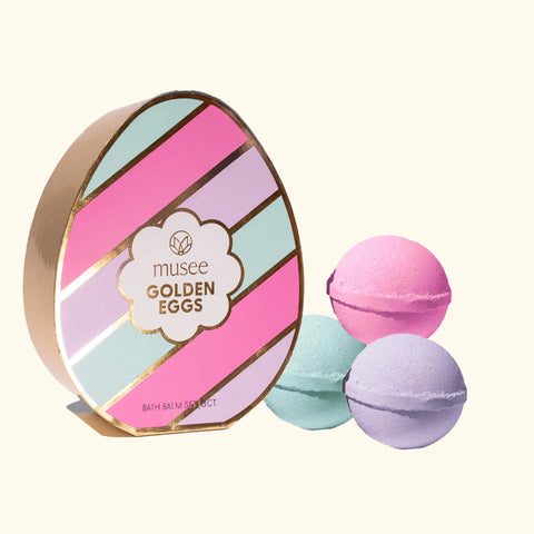Musee Golden Egg Three Bath Balm Set