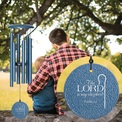 The Lord is My Shepherd Psalm 23 Wind Chime, 27-inch