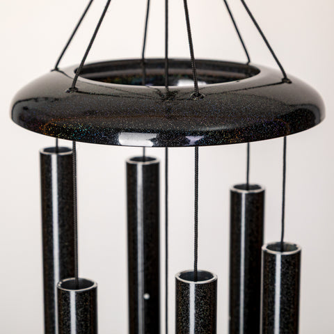 Corinthian Bells®30-inch Wind Chime - Limited Edition Black Spectrum