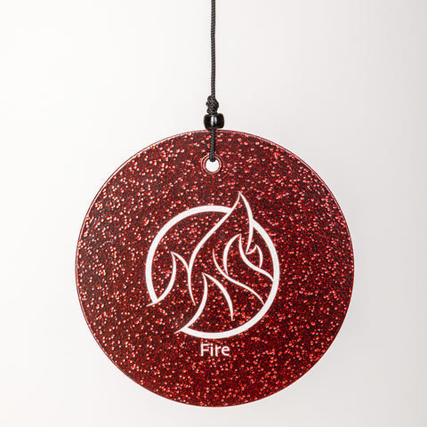 Corinthian Bells Fire Element Chime, 30" - Wind River
