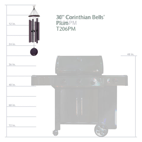 Loss of Multiples Memorial Chime, 30 inch Purple