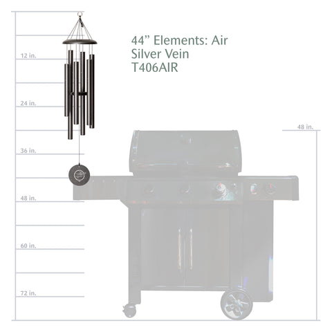 Corinthian Bells Air Element Chime, 44"