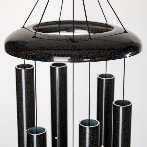 Corinthian Bells® 44-inch Wind Chime - Limited Edition Black Spectrum