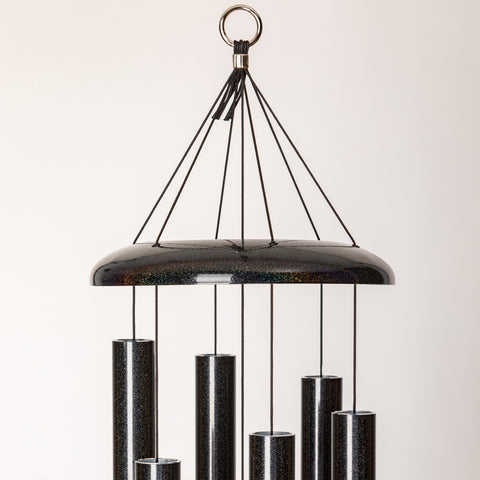 Corinthian Bells® 44-inch Wind Chime - Limited Edition Black Spectrum