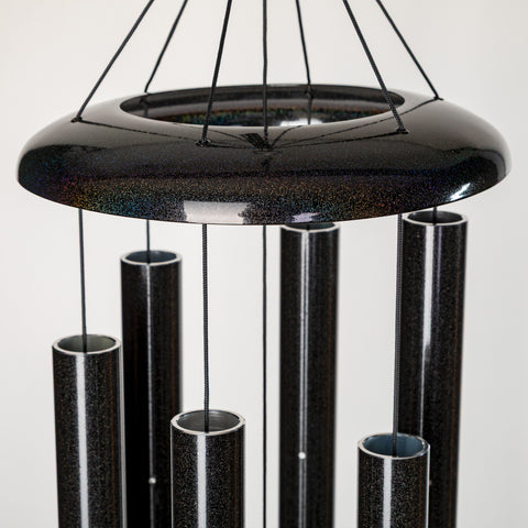 Corinthian Bells® 50-inch Wind Chime – Limited Edition Black Spectrum