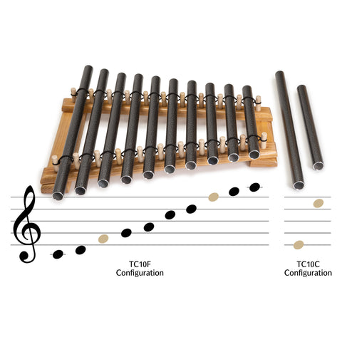 Still Waters Ten-Tube Table Chime, C/F Pentatonic