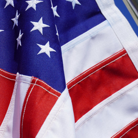Embroidered Stars American Flag