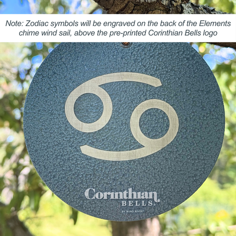 Corinthian Bells® Zodiac Water Element 36-Inch Wind Chime