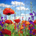 Zen Puzzles Wooden Jigsaw Puzzle - Wildflowers - Wind River