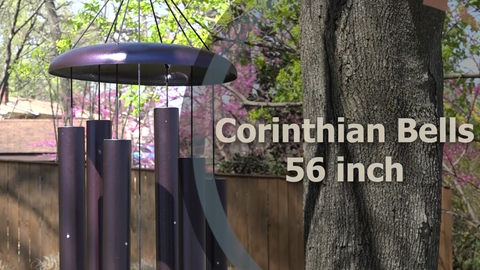 Corinthian Bells 56 inch wind chime item video