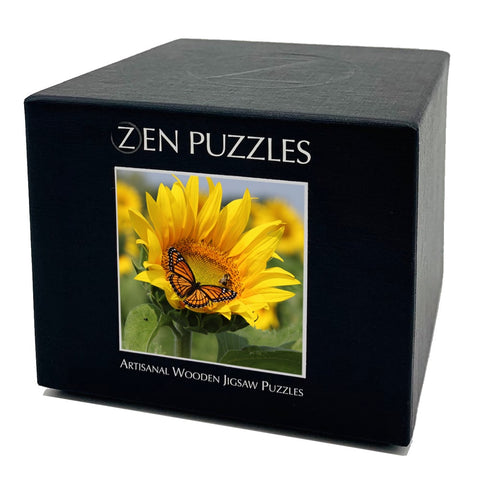 Zen Puzzles Wooden Jigsaw Puzzle - Sunflower - Wind River