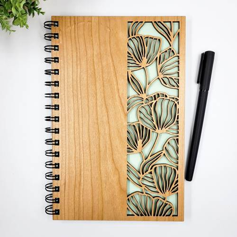 Bumble & Birch Floral Cutout Wood Journal - Wind River