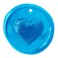 Blenko Glass Heart Suncatcher 3-inch - Wind River