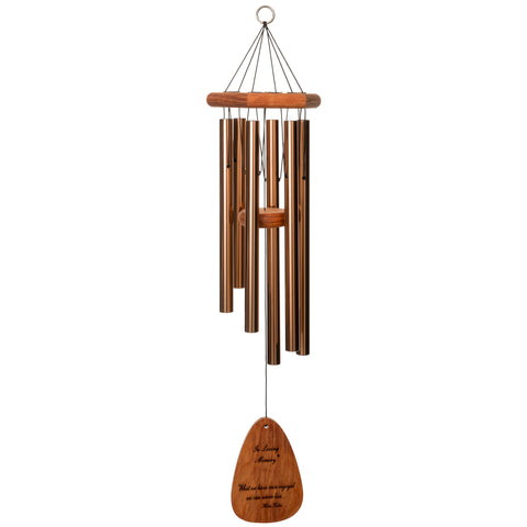 In Loving Memory® Bronze 24-inch Windchime - Wind River