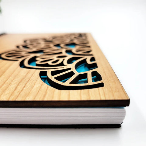 Bumble & Birch Mandala Wood Journal - Wind River