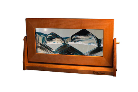 Exotic Sands Medium Cherry Frame Sand Picture - Wind River
